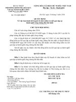 KÊ HOẠCH KIỂM TRA KẾT QUẢ TẬP SỰ HÀNH NGHỀ CÔNG CHỨNG LẦN THỨ NHẤT