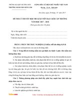 Đề thi giáo viên dạy giỏi trường mầm non sơn lâm năm 2017   2018 