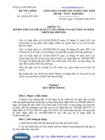 Thông tư 28 2014 TT-BTC hướng dẫn cơ chế quản lý tài chính của quỹ đầu tư phát triển địa phương