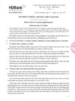 2. Bao cao cua Ban kiem soat va Bao cao kiem toan Doc lap