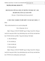 Đề kiểm tra năng lực giáo viên dạy giỏi cấp trường tiểu học thành tín năm học 2017 2018 có đáp án 