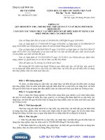 Thông tư số: 106 2014 TT-BTC về mức thu, nộp, sử dụng phí thẩm định hồ sơ cấp Giấy xác nhận thực vật biến đổi gen đủ điều kiện làm thực phẩm năm 2014.