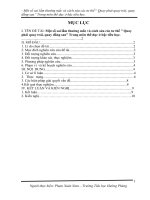 SKKN Cách sửa các tư thế ” Quay phải quay trái, quay đằng sau” Trong môn thể dục