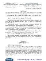 Thông tư 68 2013 TT-BGTVT quy định về thanh tra viên, công chức thanh tra chuyên ngành và cộng tác viên thanh tra ngành giao thông vận
