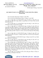 Thông tư 52 2013 TT-BGTVT quy định về quản lý, khai thác và bảo trì công trình đường bộ