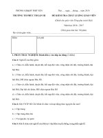 Đề kiểm tra chất lượng giáo viên trường tiểu học phúc thuận 3, thái nguyên năm học 2016   2017 (dành cho giáo viên tổng phụ trách đội) 