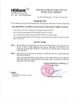 NQ DHDCD so 29 2017 vv thong qua viec giao HDQT xay dung quy che noi bo ve quan tri Ngan hang