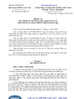 Thông tư 35 2013 TT-BGTVT quy định về xếp hàng hóa trên xe ô tô khi tham gia giao thông trên đường bộ