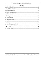 SKKN  Một số biện pháp xây dựng nền nếp lớp học