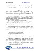 Thông tư 49 2011 TT-BNNPTNTSửa đổi, bổ sung một số điều của Thông tư số 28 2009 TT-BNNPTNT ngày 02 06 2009 của Bộ Nông nghiệp và Phát triển nông thôn