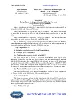 Thông tư số: 109 2011 TT-BTC Hướng dẫn mở và sử dụng tài khoản tại Kho bạc Nhà nước trong điều kiện áp dụng TABMIS năm 2011.