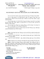 Thông tư 57 2013 TT-BTNMT ban hành quy chuẩn kỹ thuật quốc gia về môi trường