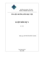 Giáo trình Luật Đại học Cần Thơ - Trang tin điện tử Le Trung BIA- Luat dan su 1