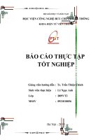 Báo cáo thực tập tốt nghiệp trung tâm tư vấn đầu tư chuyển giao công nghệ   viện khoa học kỹ thuật bưu điện 