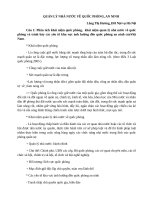 Quản lý nhà nước về quốc phòng an ninh