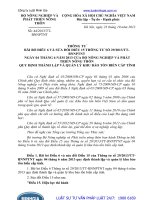 Thông tư 44 2013 TT-BNNPTNT bãi bỏ điều 6 và sửa đổi điều 15 thông tư số 29 2013 TT-BNNPTNT quy định thành lập và quản lý khu bảo tồn biển cấp tỉnh