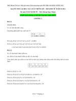 Ôn thi Cao học Kinh tế môn Xác suất Thống kê - Làm nghề gì cũng đòi hỏi phải có tình yêu, lương tâm và đạo đức Chuong 2