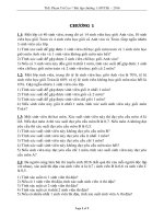 Tài liệu môn Xác suất thống kê 2015 - Làm nghề gì cũng đòi hỏi phải có tình yêu, lương tâm và đạo đức Chuong 1 2016