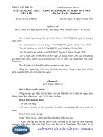 Thông tư 07 2013 TT-NHNN quy định về việc kiểm soát đặc biệt đối với tổ chức tín dụng