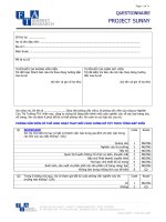 Sunny questionnaire - 280206