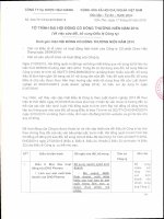 Tờ trình 004 ngày 17 04 2015 thay thế tờ trình 002 ngày 27 03 2015 về việc sửa đổi bổ sung điều lệ và nghị quyết đại hội cổ đông dự thảo - DHG PHARMA