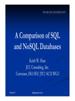 TÀI LIỆU - Cao Học Khóa 8 - ĐH CNTT 5. c NOSQL