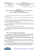 Thông tư 33 2013 TT-NHNN hướng dẫn thủ tục chấp thuận hoạt động xuất khẩu, nhập khẩu ngoại tệ tiền mặt của các ngân hàng được phép