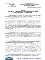 Thông tư số: 85 2014 TT-BTC hướng dẫn quản lý, quyết toán vốn đầu tư xây dựng thực hiện Kế hoạch bảo vệ và phát triển rừng năm 2014.