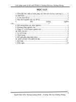 SKKN Giải pháp quản lý đổi mới PPDH ở Trường Tiểu học Hướng Phùng