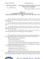 Thông tư 31 2013 TT-BCT quy định thực hiện quy tắc xuất xứ trong hiệp định khu vực thương mại tự do việt nam - chi lê