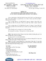 Thông tư 40 2013 TT-BLĐTBXH ban hành quy chuẩn kỹ thuật quốc gia về an toàn lao động đối với máy vận thăng