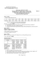 Tài liệu môn Kinh tế lượng - Làm nghề gì cũng đòi hỏi phải có tình yêu, lương tâm và đạo đức KTL de 1