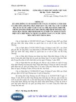 Thông tư 37 2011 TT-BCT sửa đổi Thông tư số 36 2010 TT-BCT ngày 15 tháng 11 năm 2010 của Bộ Công Thương