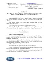 Thông tư 36 2013 TT-BCT quy định về việc xây dựng kế hoạch, tổ chức thực hiện và quản lý kinh phí khuyến công quốc gia