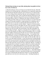 Phương hướng vận dụng các quan điểm