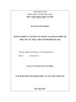 Chứng minh vụ án tiền giả trong giai đoạn khởi tố, điều tra từ thực tiễn thành phố Hà Nội (LV thạc sĩ)