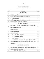 Quyết định giao Đề án tốt nghiệp lớp CCLLCT - Lớp Cao cấp Lý luận chính trị A38 Cà Mau - hệ tập trung DANH MUC TAI LIEU