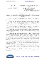 Thông tư 11 2012 TT-BYT hướng dẫn việc lập Hồ sơ mời thầu mua thuốc trong các cơ sở y tế