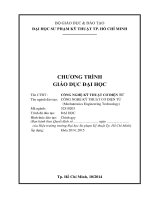 CÔNG NGHỆ KỸ THUẬT CƠ ĐIỆN TỬ