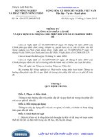 Thông tư 54  2013 TT-BNNPTNT hướng dẫn phân cấp đê và quy định  trọng cho phép đối với xe cơ giới đi trên đê