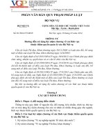 Thông tư của Bộ Nội vụ HD tặng Kỷ niệm chương