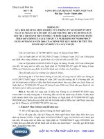 Thông tư 10 2013 TT-BYT sửa đổi, bổ sung một số điều của Thông tư số 02 2007 TT-BYT ngày 24 tháng 01 năm 2007 của Bộ trưởng Bộ Y tế