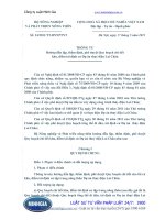 Thông tư 34 2011 TT-BNNPTNT Hướng dẫn lập, thẩm định, phê duyệt Quy hoạch  khu, điểm tái định cư Dự án thuỷ điện Lai Châu