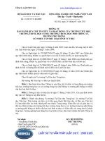 Thông tư 13 2011 TT-BGDĐT Ban hành Quy chế tổ chức và hoạt động của trường tiểu học, trung học cơ sở, trung học phổ thông