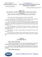 Thông tư 18 2013 TT-BGTVT quy định về tổ chức, quản lý hoạt động kinh doanh vận bằng xe ô tô và dịch vụ hỗ trợ vận