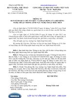 Thông tư 15 2013 TT-BVHTTDL ban hành quy chế tổ chức và hoạt động của hội đồng nghệ thuật trong lĩnh vực nghệ thuật biểu diễn