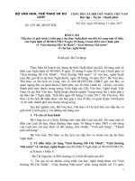 Báo cáo tiếp thu giải trình