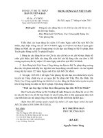 Công văn về việc tuyên truyền Kỷ niệm 125 năm Ngày sinh Chủ tịch Hồ Chí Minh Cong van so 16 BTG