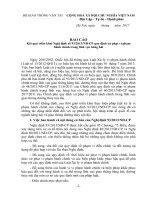 Tài liệu họp thẩm định dự thảo Nghị định quy định xử phạt vi phạm hành chính trong lĩnh vực hàng hải 4. Bao cao tong ket