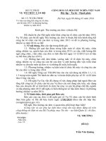 Công văn về việc báo cáo tổng kết công tác tổ chức cán bộ năm 2013 và phương hướng, nhiệm vụ năm 2014 CV yeu cau bao cao